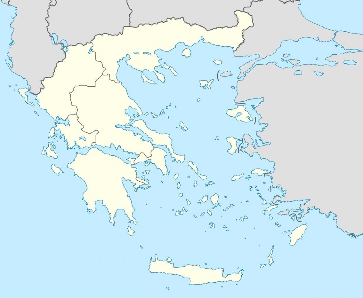 Vuoto Grecia mappa